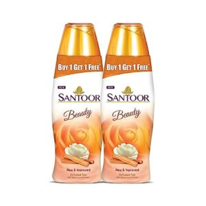 Santoor Perfumed Talc, 150g (Pack of 2)