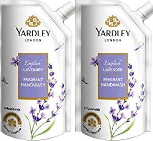 Yardley London English Lavender Hand wash Pouch, 750ml(Pack of 2)