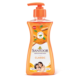 Santoor Classic Hand Wash Pump 215 Ml Promo Pack