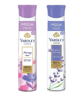 Yardley London Morning dew Deo 200ml & English Lavender Deo 200ml