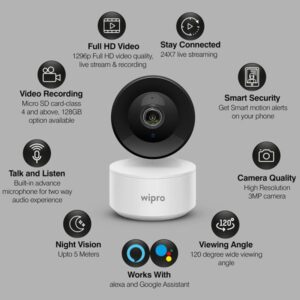 Wipro Smart Wireless Security Camera