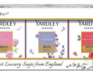 Yardley London English Lavender, English Rose, Royal Red Roses Luxury Soap for Women, 100g (Pack of 6)